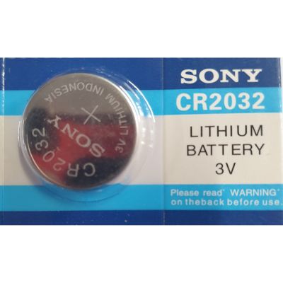 ถ่านกระดุม CR2032 Sony ราคาถูก มีจำนวนจำกัด ราคาต่อ1เม็ด