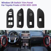 Car Window Lift Switch Trim Panel for Toyota Prado LC150 2010-2019