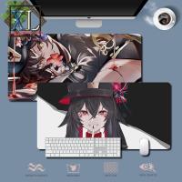 Gaming XL Custom Mouse Pad 60cm x 30cm Hu Tao Mouse Pad Extra Large Anti-Slip Office Gaming Mousepad