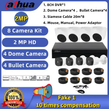 kit dahua 8 camaras