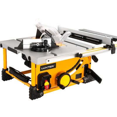 โต๊ะเลื่อย LUXTER 210mm 1500W Wood /Aluminum Cutting Portable Table Saw For Woodworking