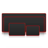 【CW】Office Gaming Desk Keyboard Mouse Pad ขนาดใหญ่หนาสีดำ Mousepad ตารางสำหรับสาว Simple Creative Pc Gamer Mousemats