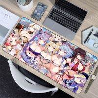 สาวเซ็กซี่ Genshin ผลกระทบอะนิเมะ Mousepad แล็ปท็อปเกมคอนโซลสก์ท็อปรักบี้เกมอุปกรณ์เสริมแป้นพิมพ์เกมเมาส์แผ่นรองโต๊ะเกม