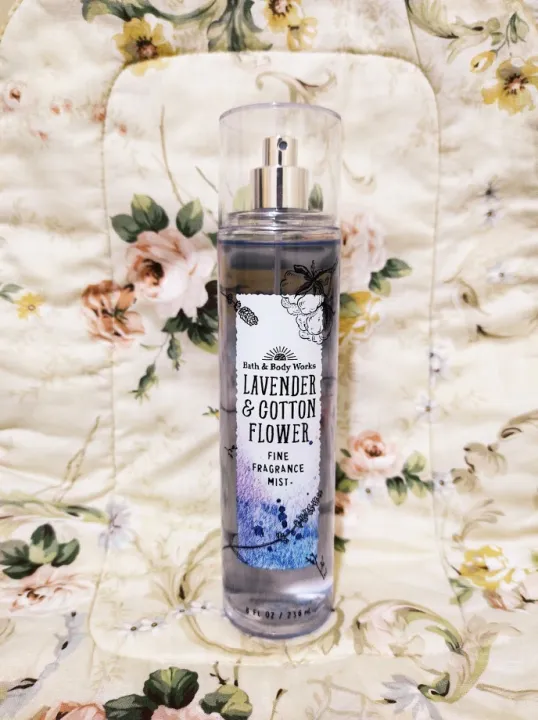 Bath and Body Works Lavender and Cotton Flower Fragrance Mist Lazada PH