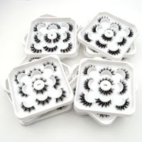 5/10 Pairs Lashes Handmade Natural False Eyelashes Soft Eye Lash Cosmetic Natural Fake Lashes Professional Makeup Natural Lashes