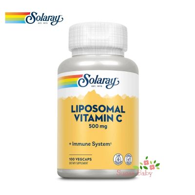 Solaray Liposomal Vitamin C 500 mg 100 VegCaps วิตามินซี ไลโปโซมอล 100 เวจจี้แคปซูล