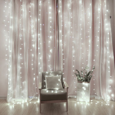 Led Curtain Fairy Lights String Outdoor Street Garland On The Window Festoon Christmas Wedding Holiday Decoration For Home