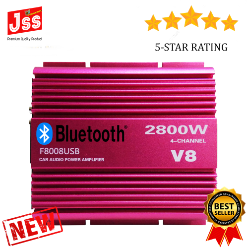 4 Channel Car Audio Power Amplifier / Car Amplifier with Bluetooth