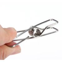 100/50 Pcs Multipurpose Stainless Steel Clips Clothes Pins Pegs Holders Clothing Clamps Sealing Clip Household Clothes Pins Clothes Hangers Pegs