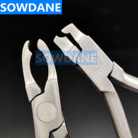 2Pcs ชุดทันตกรรม Lab Crown Crimping Contouring Johson Plier โลหะ Crown Plier Forceps เครื่องมือทันตแพทย์ Instrument