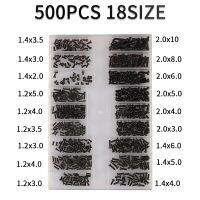 500Pcs 18 Types Mini screw DIY Kit Laptop Computer Assemble Repair Screw Fastener set screw tool box