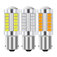 โคมไฟหลังไฟถอยหลังอัตโนมัติ DUXUN ขาว12V 33SMD สำหรับหลอดไฟอัตโนมัติรถยนต์แอลอีดีซุปเปอร์สว่างหลอดไฟ LED DRL สัญญาณเลี้ยวไฟ Led รถยนต์หลอดไฟ LED วินาที