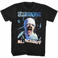 Hot sale Scorpions band graphic Mens 100% Cotton Round Neck Short Sleeve T-Shirt  Adult clothes