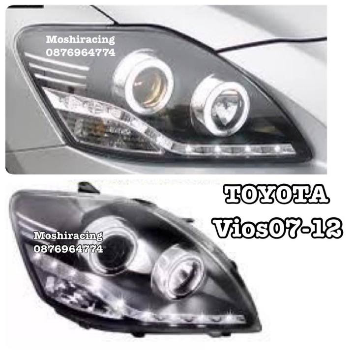 ไฟหน้า-โปรเจ็คเตอร์-toyota-vios-ปี2007-2008-2009-2010-2011-2012