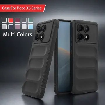 Case For POCO X6 PRO Silicon Phone Back Cover black tpu case Coque
