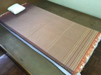 ผ้าปูเตียง ทอลายไทย เชิง2ด้าน กว้าง1เมตร ยาว2เมตร Bed Sheet, Woven Fabric, Thai-Style,  Double Size Bordered, Wide 1 m., Long 2 m.