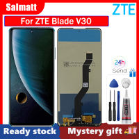 Salmatt หน้าจอต้นฉบับสำหรับ ZTE เบลด V30จอแสดงผล LCD 9030แสดงผลหน้าจอสัมผัสแอลซีดีสำหรับจอสำรอง V30 ZTE เบลด