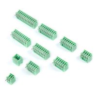 【CW】 10 Pieces KF2EDGR 2.54 2P 4P 5P 6P 7P 8P 9P 10P 12P Pluggable Terminal Angled Pin Socket 125V 4A 2.54mm Pitch