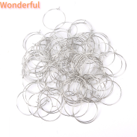 ?【Lowest price】Wonderful ห่วงต่างหูชุบทองสีเงิน100ชิ้นสำหรับงานแต่งงานแหวนแก้วไวน์