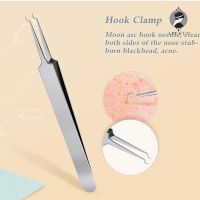 Trim acne tweezers Stainless ที่กดดึงสิวสแตนเลส