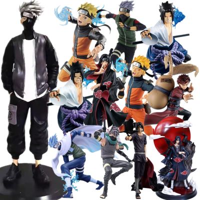 🧡ของเล่นตุ๊กตาชิฟพูเดนการ์ตูนนารูโตะ41สไตล์ส่วน Uchiha HITACHI Obito Madara Sasuke Hidan Konan Action Figure Kakashi ความเจ็บปวด