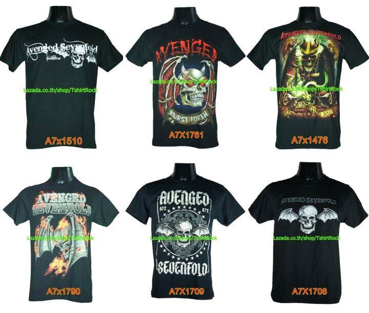 เสื้อวง-avenged-sevenfold-อะเว็นจด์เซเวนโฟลด์-a7x-ไซส์ยุโรป-เสื้อยืดวงดนตรีร็อค-เสื้อวงวินเทจ90s