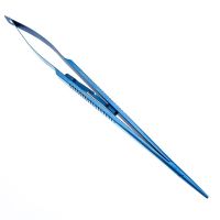 14Cm 1Pcs Surgical Titanium Castroviejo Needle Holder With Lock Ophthalmic Eye Instrument