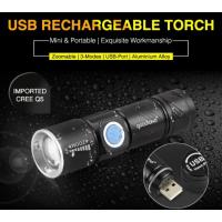 ( Pro+++ ) คุ้มค่า LED FLASHLIGHT USB CHARGE MINI ไฟฉายแรงสูงสว่างเเรง ซูมได้ 4เท่า ปรับโหมดได้ 3 โหมด ชาร์ตด้วยUSB ราคาดี ไฟฉาย แรง สูง ไฟฉาย คาด หัว ไฟฉาย led ไฟฉาย แบบ ชาร์จ ได้