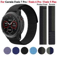 vfbgdhngh 22mm Hook Loop Nylon Strap Watchband For Garmin Fenix 7 Pro 6 Pro 5 Plus Forerunner 965 955 945 935 265 255 Epix Pro 2 Bracelet