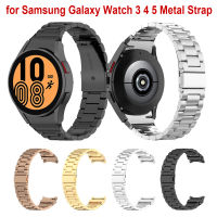 20mm โลหะสายนาฬิกาวงสำหรับ Samsung Galaxy Watch 3 4 5 เต็มพอดีสแตนเลสสายรัดข้อมือเปลี่ยนสายสำหรับ Samsung Galaxy Watch Active