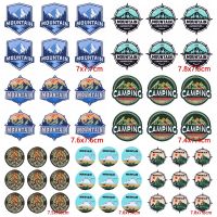 10 pcs/lot Wholesale Outdoor Patch Iron On Patches On Clothes Nature Travel Embroidered Patches For Clothing Stickers Applique