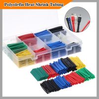 530Pcs Heat Shrink Tube Kit Self-Solder Wire Connectors Waterproof HeatShrink Butt Connector Wrap Tubing Insulation Sleeving Electrical Circuitry Part