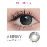 คอนแทก คอนแทคเลนส์ Pudding Grey คอนแทคเลนส์สี -14.2mm