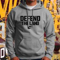 2023 2023 คุณภาพสูง Cleveland Caveliers Defend The Land N B A CAVS Hoodies Jacket for Men Thin hooded sweater สต็อกเพียงพอ