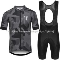 ✽❖۩ Bicycle clothes Void Short Sleeve Cycling Jersey Set Quick Dry Bike Shirt and Shorts with Gel. Pad Professional team cycling suit