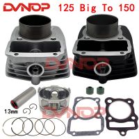 卍₪ Motorcycle Cylinder Piston Ring Gasket Kit for Honda XR 125 L NXR125 XR125L BROS TO 150 62mm Big Bore Modification