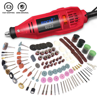 180W Electric Mini Drill Grinding Engraving Polishing Machine Dremel Engraver Rotary Tool Kit with Power Tools Accessories Set