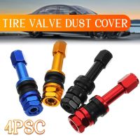 1SET 4-Multicolor TR48E Car Tire Aluminum Alloy Modified Valve Cap Bolt-in Auto Car Tubeless Wheel Tire Valve Stems Dust Caps