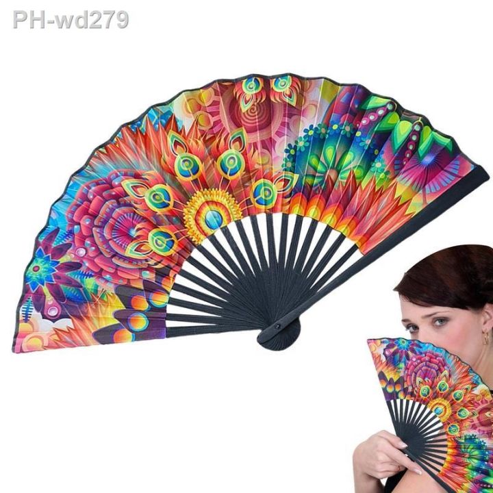 folding-hand-fan-bamboo-vintage-handheld-folding-fans-party-favor-home-decor-accessories-for-dance-parties-wall-decorations
