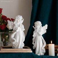 Resin Praying Angel Figurine Statue Christmas Home Decoration Fairy Prayer Angel Shelf Sculpture Ornament Curving Crafts Gifts