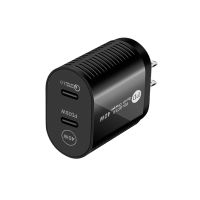 40W Dual Port PD / Type-C ที่ชาร์จเร็วสำหรับ iPhone / iPad Series, US Plug