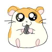 Cute Cartoon Hamster Wireless Mouse Basic Mice