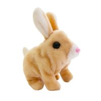 Electric Rabbit Toy Cute Walking Wiggle Ears Realistic Stuffed Animal Plush Toy For Kids Adults