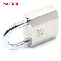 NAIERDI B7 Series Super B เกรด Padlocks สีเงินแบบพกพา Anti-Theft กันสนิมกระเป๋าเดินทางกระเป๋าเดินทางประตูล็อคความปลอดภัยกุญแจ