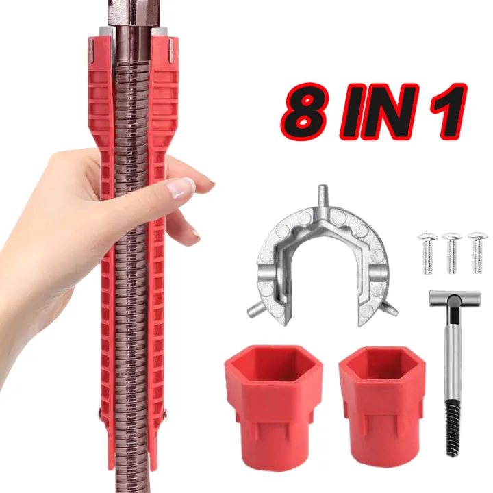 Wrench Sink Plumbing Tools 8 In 1 Multifunctional Spanner Magic New   E085c5a71cc46a72d43f3b9a098a245d  720x720q80  .webp