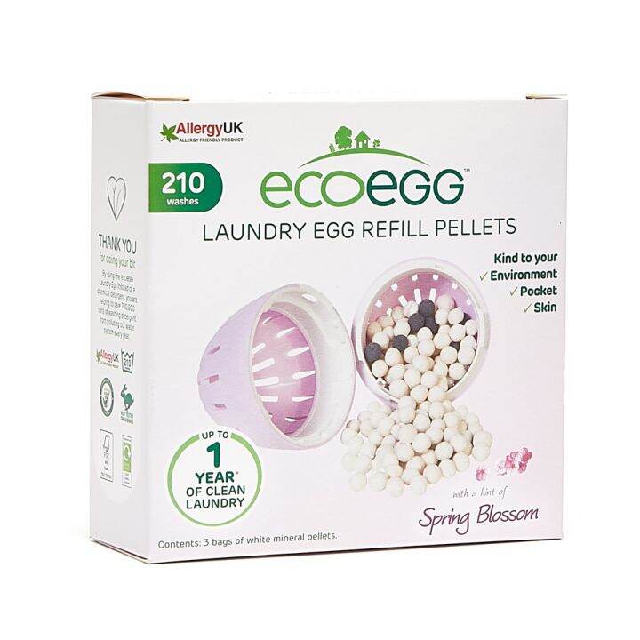 &7FEcoegg Spring Blossom Laundry Egg Refill Pellets 210 Washes Lazada PH