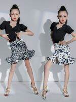 2023 Latin Dance เสื้อผ้าสำหรับสาวฤดูร้อนใหม่เด็ก Latin Dance Training Clothes