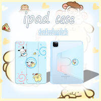 ?360°หมุนตั้ง/นอนได้เคสไอเเพด?ช่องใส่ปากกา ใช้สำหรับ เคส gen7/8/9 10.2 air3 10.5 air4/air5 10.9 pro11 2018/20/21 gen5/gen6 /Air1/Air2 9.7เคสหนังอะคริลิคใส พร้อมถาดใส่ปากกา ipad case