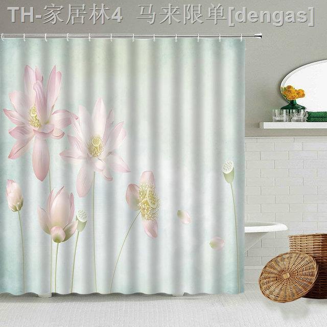 cw-printing-shower-curtain-chinese-watercolor-bathtub-polyester-with