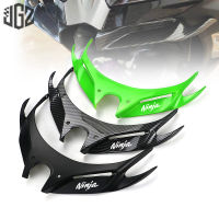 Motorcycle ABS Carbon Front Fairing Aerodynamic Winglets Tip Wing Protector Shell Cover for Kawasaki Ninja 400 250 2018 2019